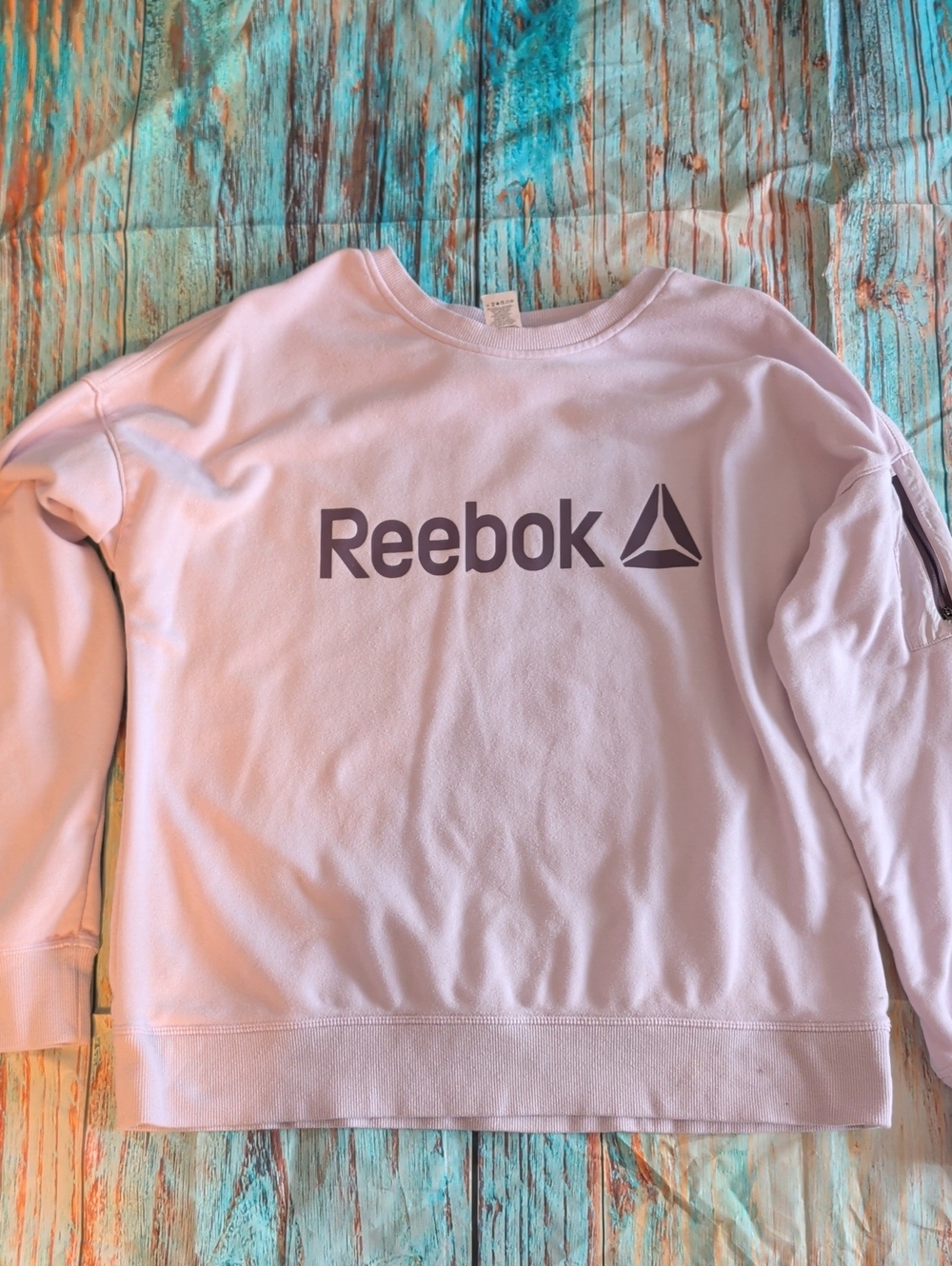 Reebok Pale Lavender Logo Sweatshirt